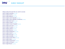 Tablet Screenshot of earlyinsight.imshealth.com